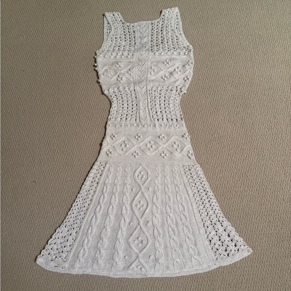 Handmade silk crochet dress - Picture 11 of 12